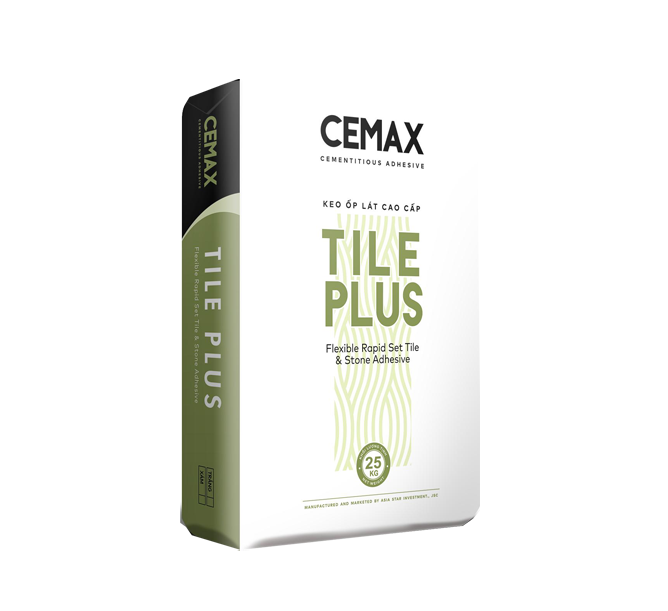 CEMAX TILE PLUS - Keo ốp lát tiêu chuẩn C1 ( MÀU XÁM )
