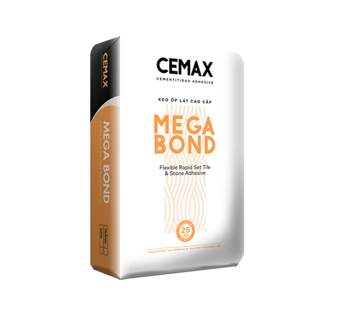 CEMAX MEGABOND - Keo ốp lát tiêu chuẩn C2 ( MÀU TRẮNG )