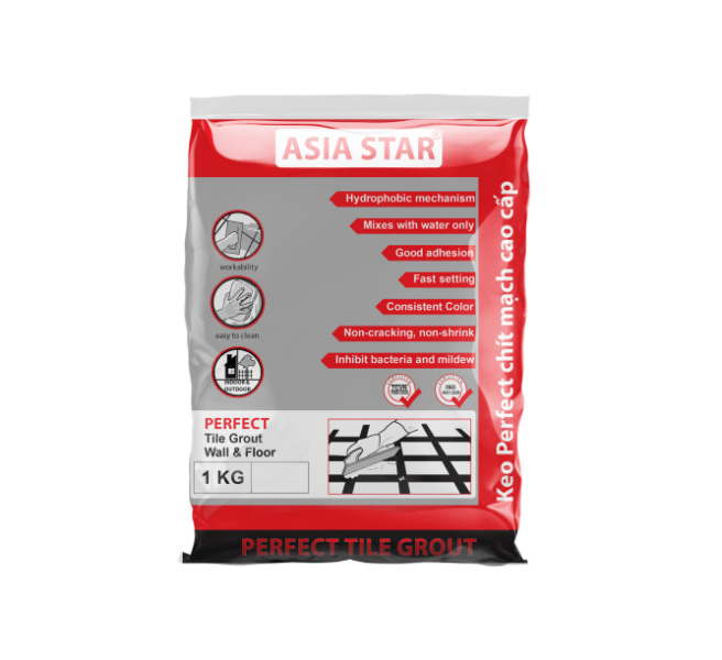 Keo chít mạch cao cấp PERFECT ASIA CMM 1KG ( CÁC MÀU )