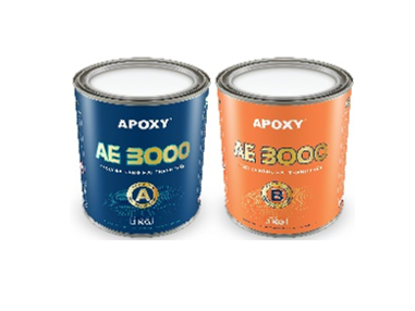Keo epoxy 2 thành phần APOXY AE 3000 bộ 2KG ( MÀU TRẮNG )
