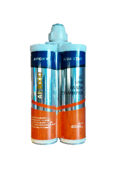 Keo epoxy 2 thành phần APOXY AE 3000 set 400ml ( MÀU XÁM )