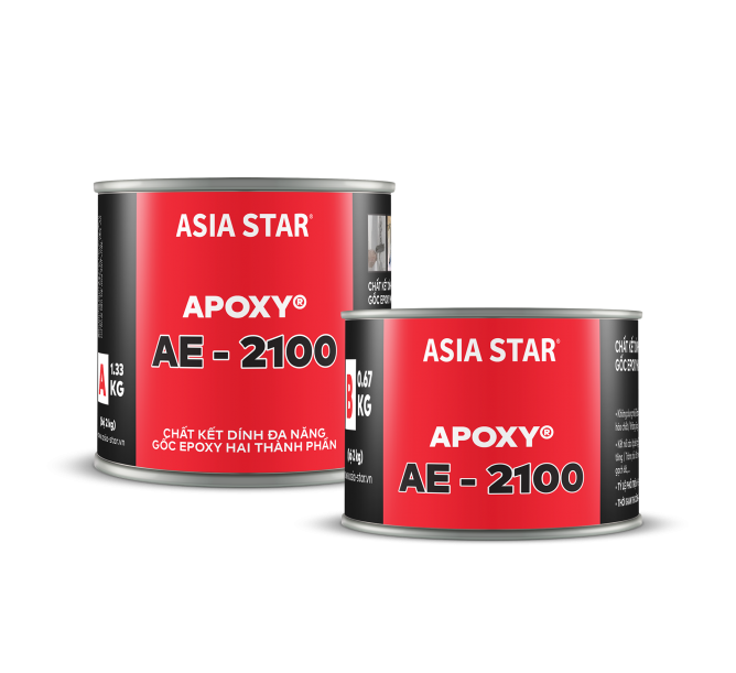 Keo epoxy 2 thành phần APOXY AE-2100 bộ 2kg