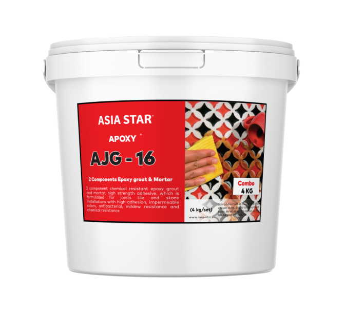 APOXY AJG-16 - Keo chít mạch gốc nhựa EPOXY 2 thành phần bộ 4kg
