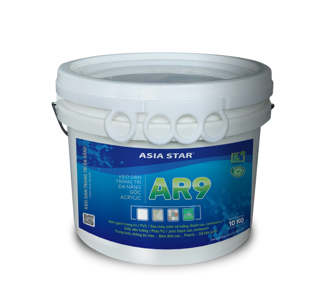 AROLPRO AR 9 - Keo dán trang trí gốc nhựa Acrylic thùng 10kg